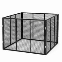 Garten Komposter Metall 750 Liter Schwarz
