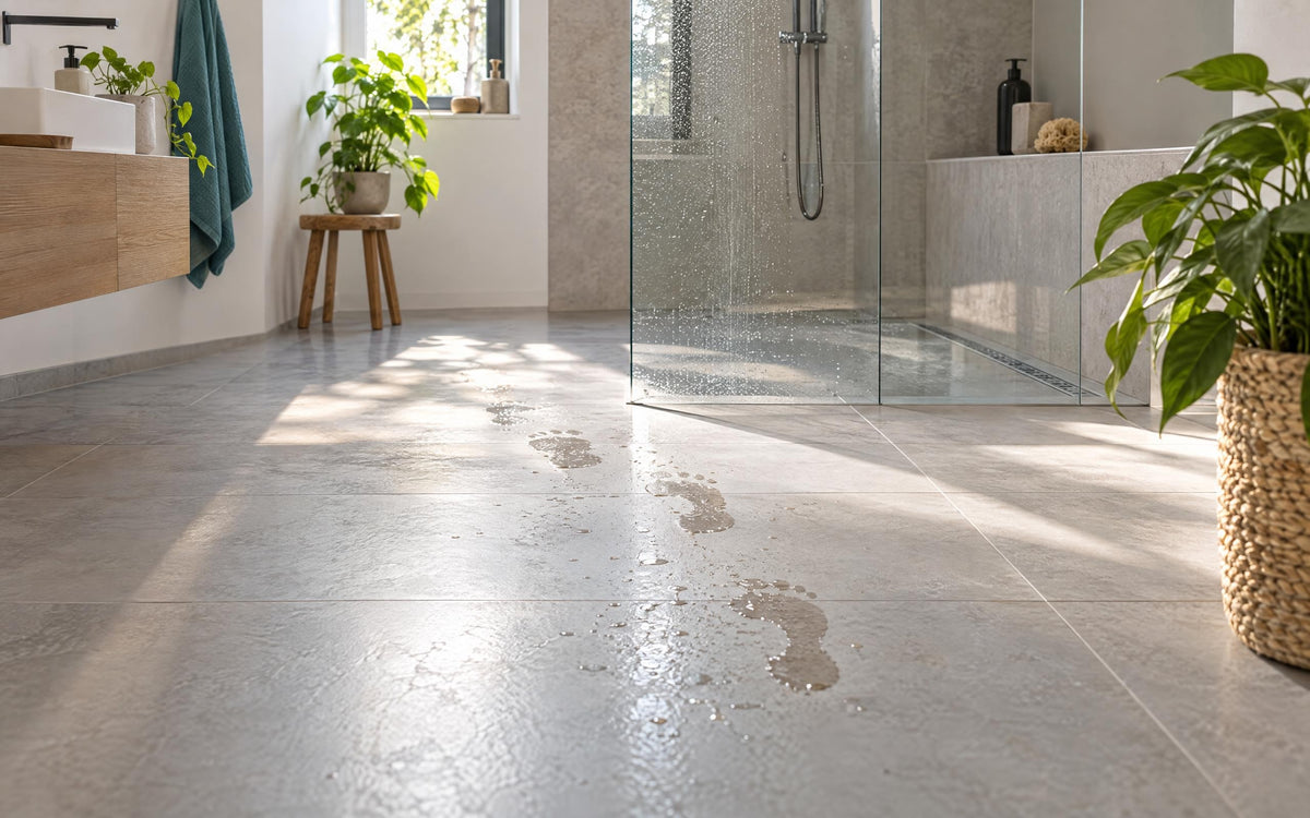 Badematte aus Kieselgur: hinlegen, trocknen lassen und pflegen