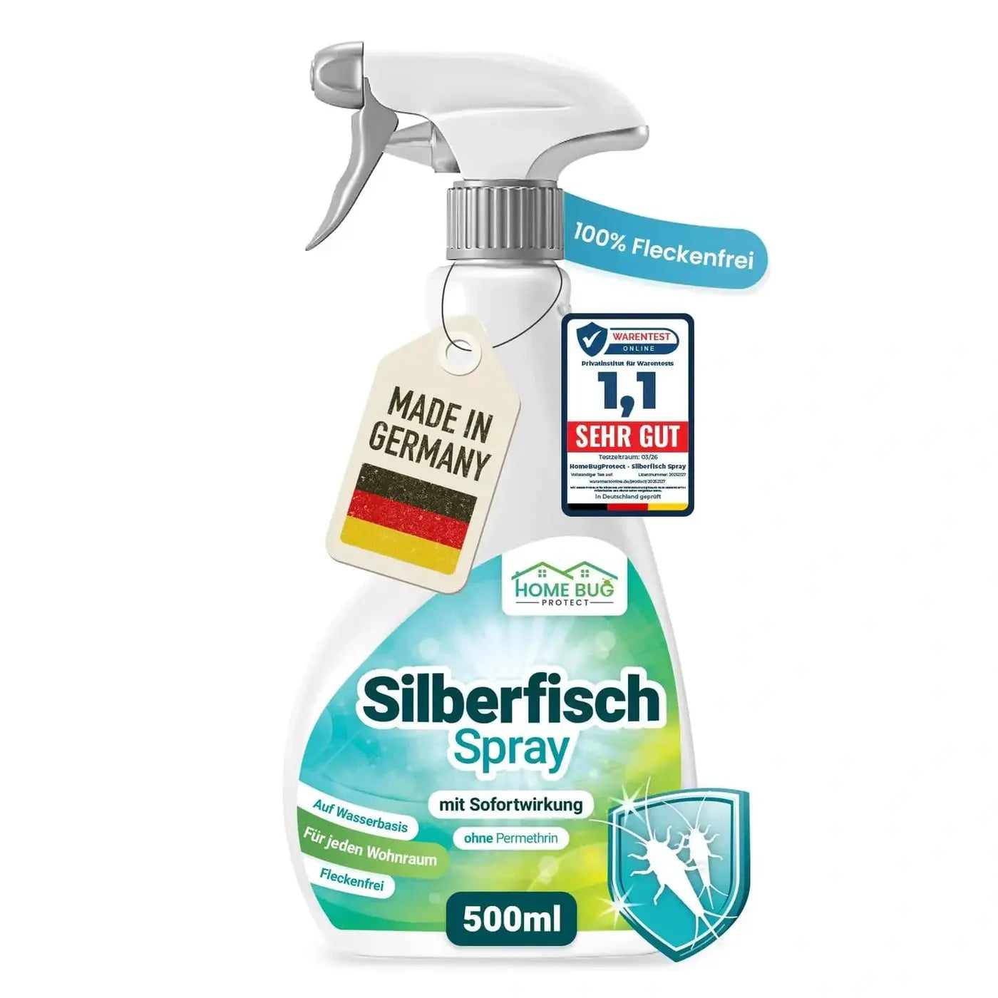 Silberfisch Spray 500ml – für Bad, Küche & Keller